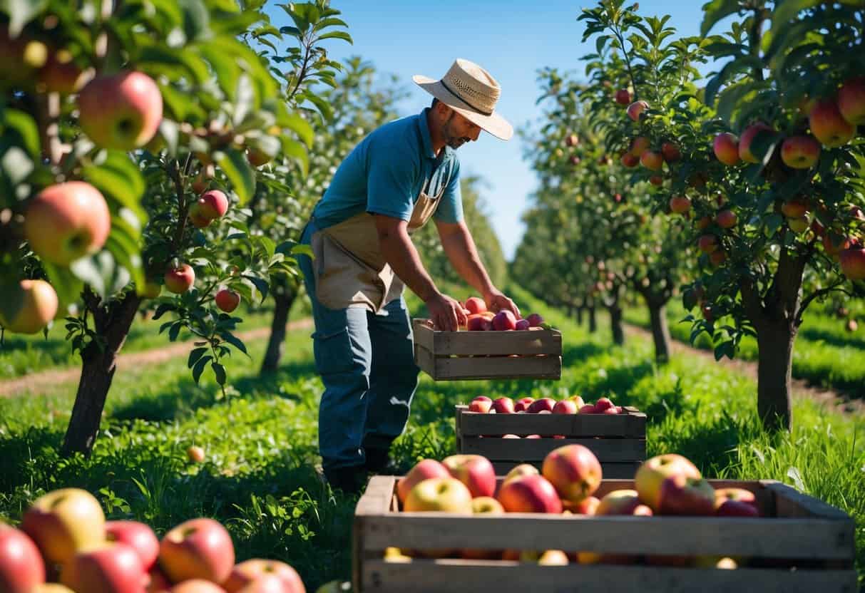 Harvesting Apples